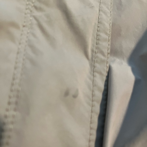 Barely worn Coach rain jacket with signature logo, hood, pockets &cinched waste - Picture 7 of 8